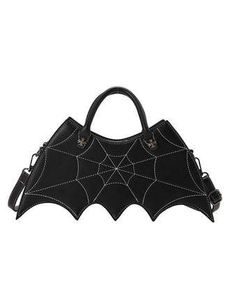 Retro Black Halloween Spider Handbag: timeless style reimagined