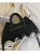 Retro Black Halloween Spider Handbag: timeless style reimagined