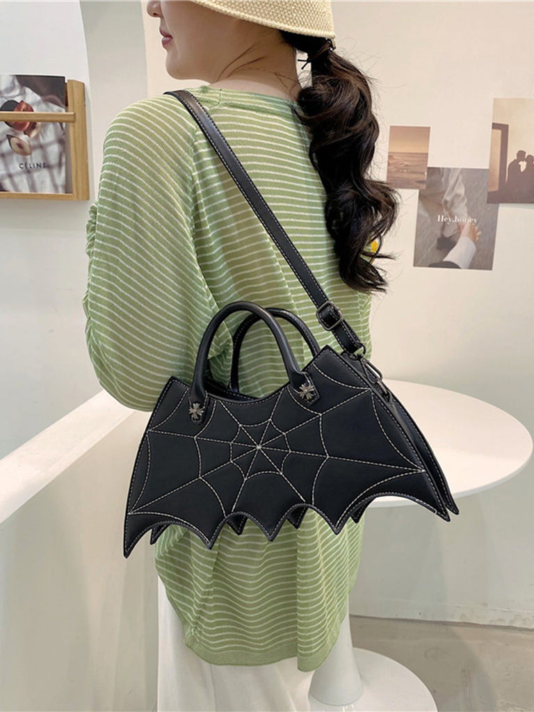 Retro Black Halloween Spider Handbag — vintage elegance for the modern woman