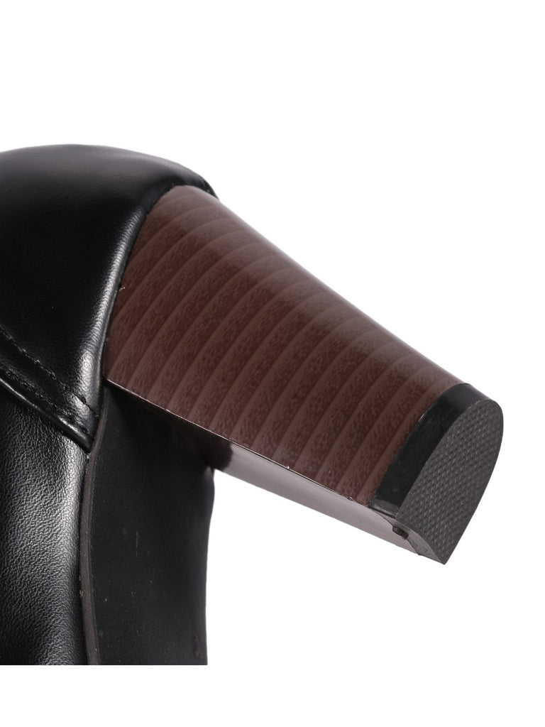 Retro TStrap Chunky Heels Shoes | vintage shoes, retro heels