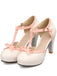 Retro Bow Décor High Heel Shoes — vintage elegance for the modern woman