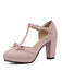 Retro Bow T-Strap High Heels Shoes — vintage elegance for the modern woman