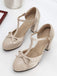 Retro Bow T-Strap High Heels Shoes: timeless style reimagined