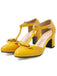 Retro Bow T-strap Chunky Heels Shoes: timeless style reimagined