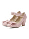 Retro Bowknot Double-Straps Shoes: timeless style reimagined