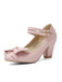 Retro Bowknot Double-Straps Shoes — vintage elegance for the modern woman