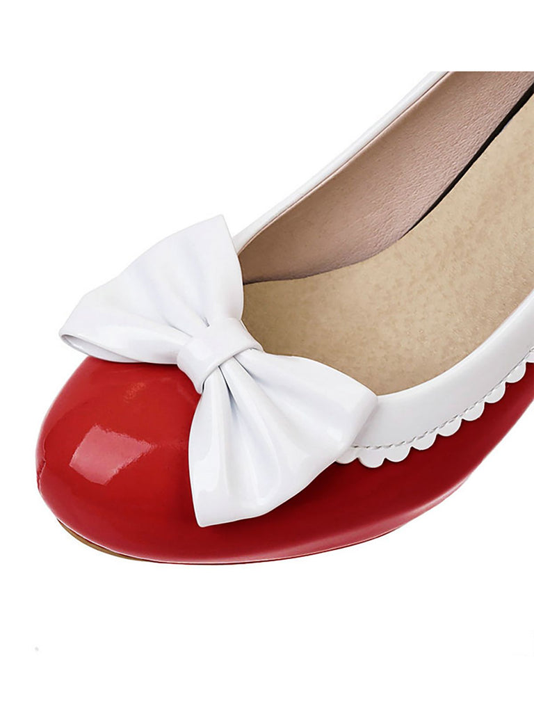 Retro Bowknot High Heels Shoes: timeless style reimagined