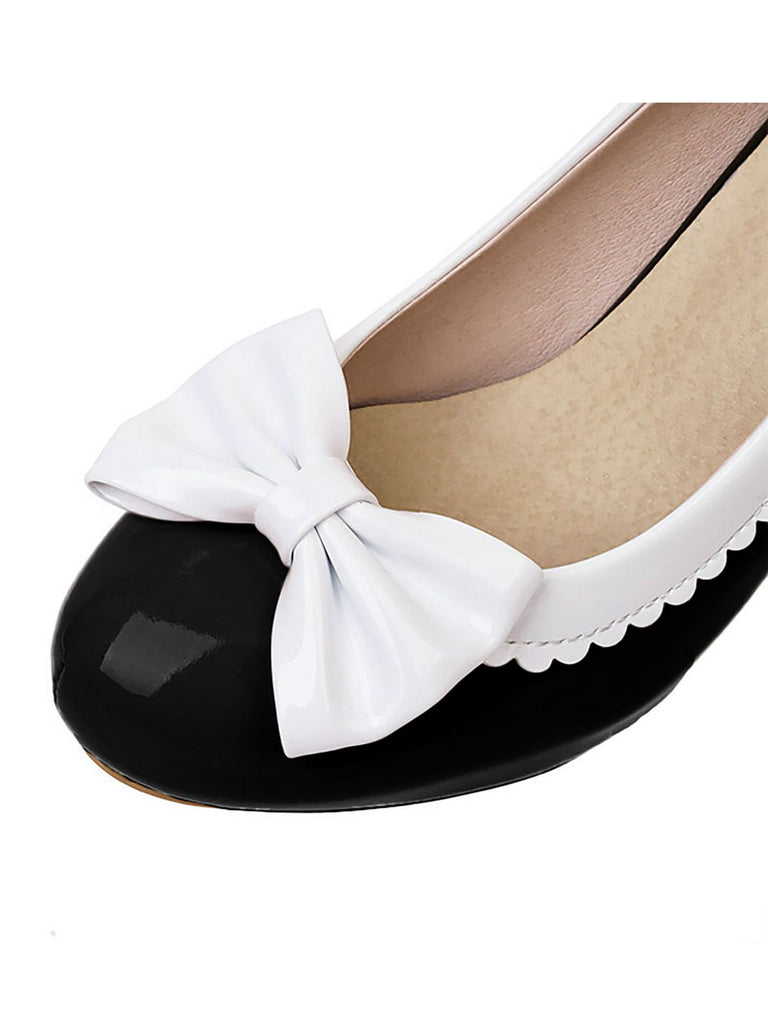 Retro Bowknot High Heels Shoes: timeless style reimagined