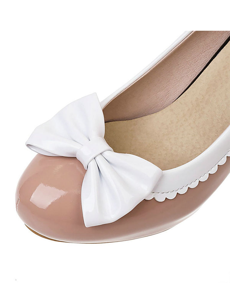 Retro Bowknot High Heels Shoes: timeless style reimagined