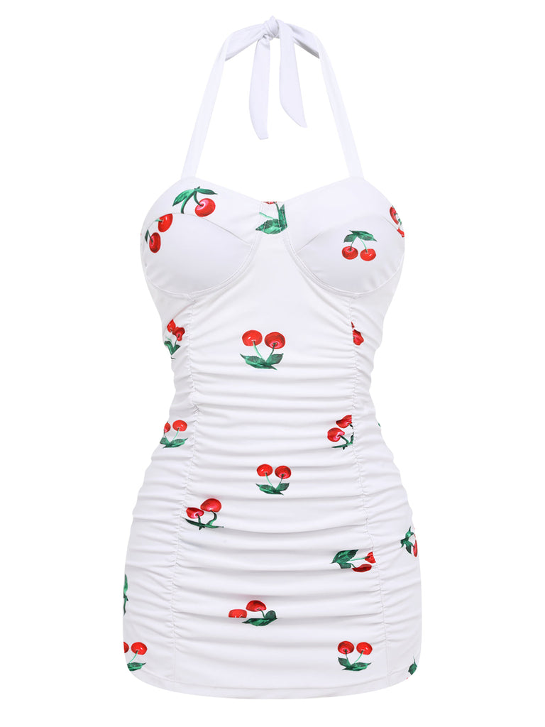 Retro Cherry Summer One-piece Swimsuit: timeless style reimagined