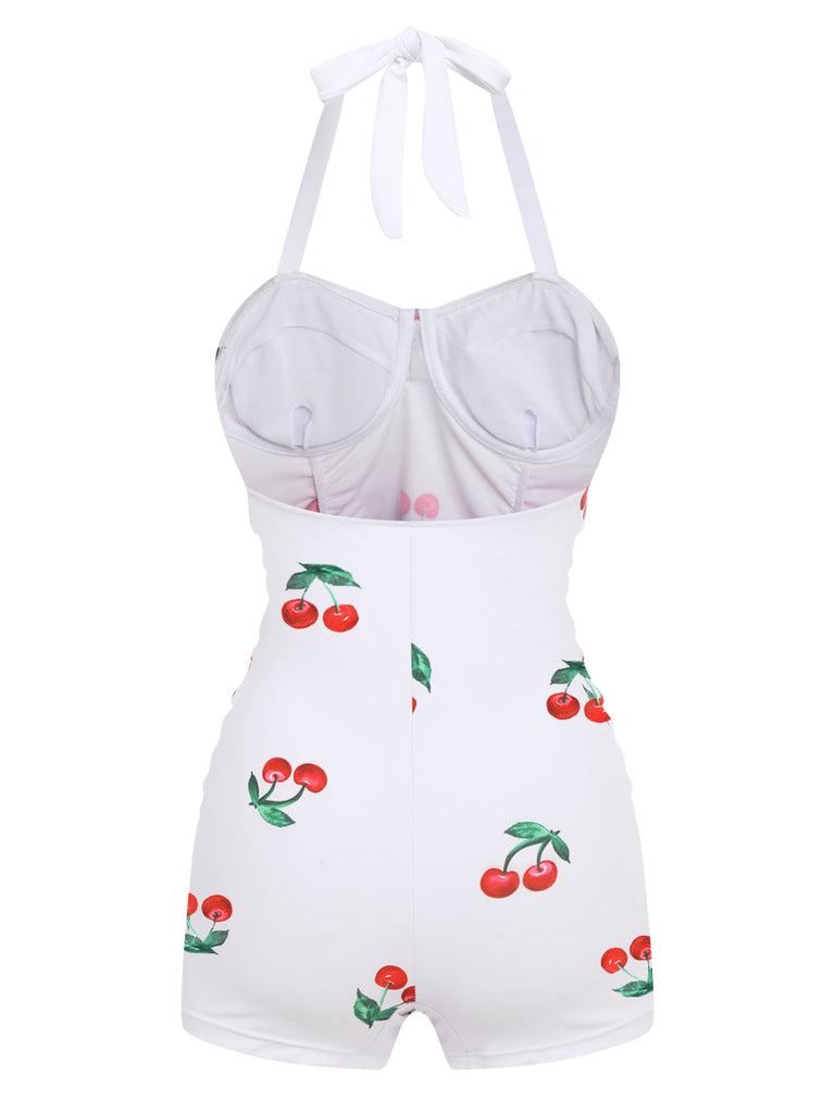 Retro Cherry Summer One-piece Swimsuit: timeless style reimagined