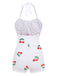 Retro Cherry Summer One-piece Swimsuit: timeless style reimagined