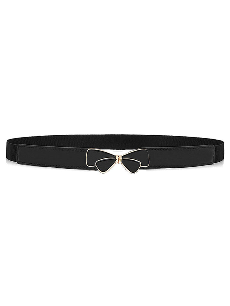 Retro Elasticity Bow Belts: timeless style reimagined