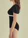 Retro Flare Sleeve One-Piece Swimsuit — vintage elegance for the modern woman