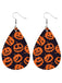 Retro Halloween Pumpkin Drop Earring: timeless style reimagined