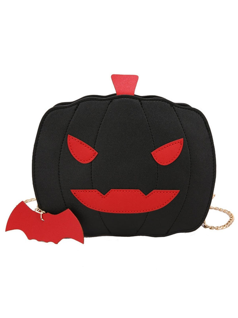 Retro Halloween Pumpkin Shoulder Bag - vintage fashion, retro style