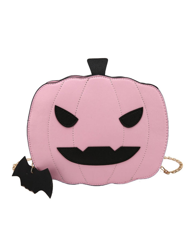 Retro Halloween Pumpkin Shoulder Bag — vintage elegance for the modern woman