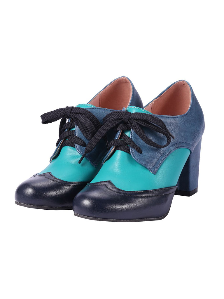 Retro High Heels Saddle Shoes, vintage shoes, retro heels - perfect for women who love vintage and retro fashion