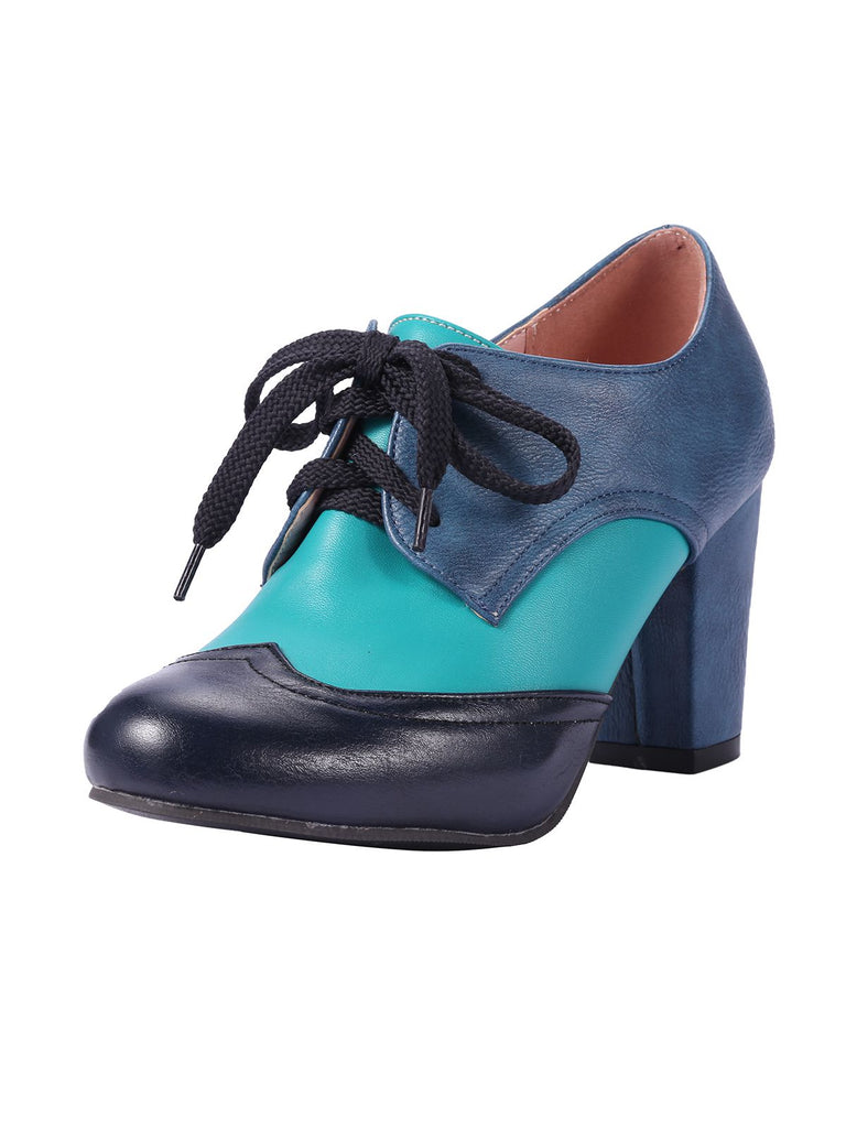 Retro High Heels Saddle Shoes, vintage shoes, retro heels - perfect for women who love vintage and retro fashion