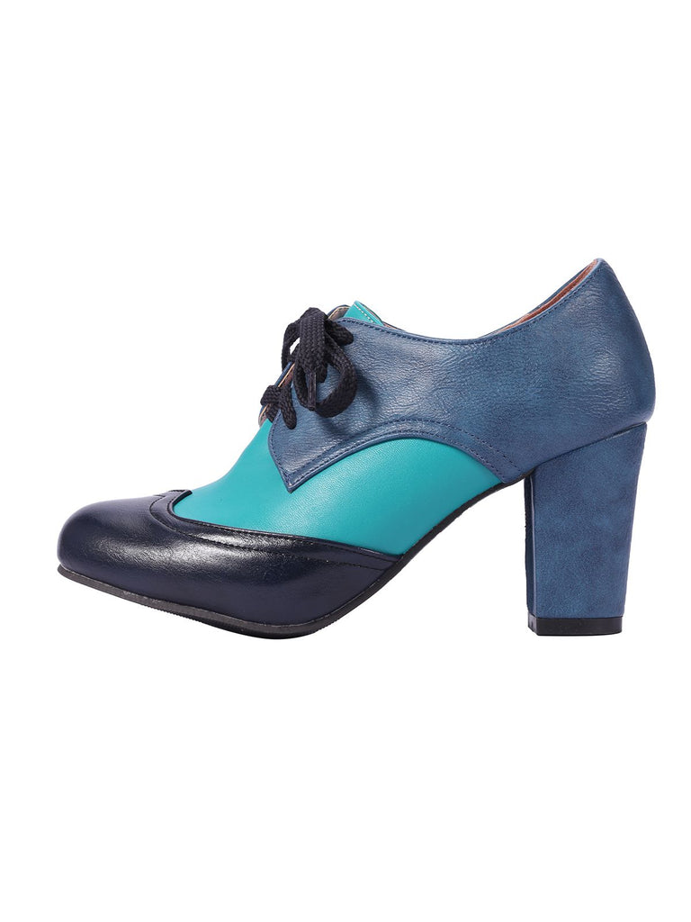 Retro High Heels Saddle Shoes, vintage shoes, retro heels - perfect for women who love vintage and retro fashion