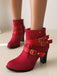 Retro Leather Belt Suede High Heel Shoes: timeless style reimagined