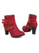 Retro Leather Belt Suede High Heel Shoes — vintage elegance for the modern woman