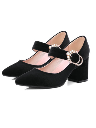 Retro Mary Jane Chunky High Heel Shoes: timeless style reimagined