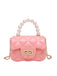 Retro Pearl Argyle Chain Strap Mini Handbag — vintage elegance for the modern woman