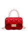 Retro Pearl Argyle Chain Strap Mini Handbag: timeless style reimagined