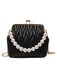 Retro Pearl Chain Solid Frame Bag: timeless style reimagined