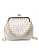 Retro Pearl Chain Solid Frame Bag - vintage fashion, retro style