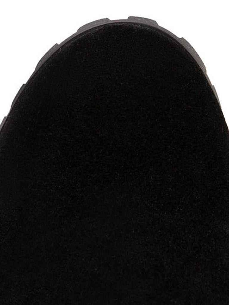 Retro Plus Velvet Chunky Heel Short Boots — vintage elegance for the modern woman