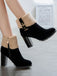 Retro Plus Velvet Chunky Heel Short Boots — vintage elegance for the modern woman