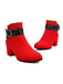 Retro Short Plush Solid Warm Boots — vintage elegance for the modern woman