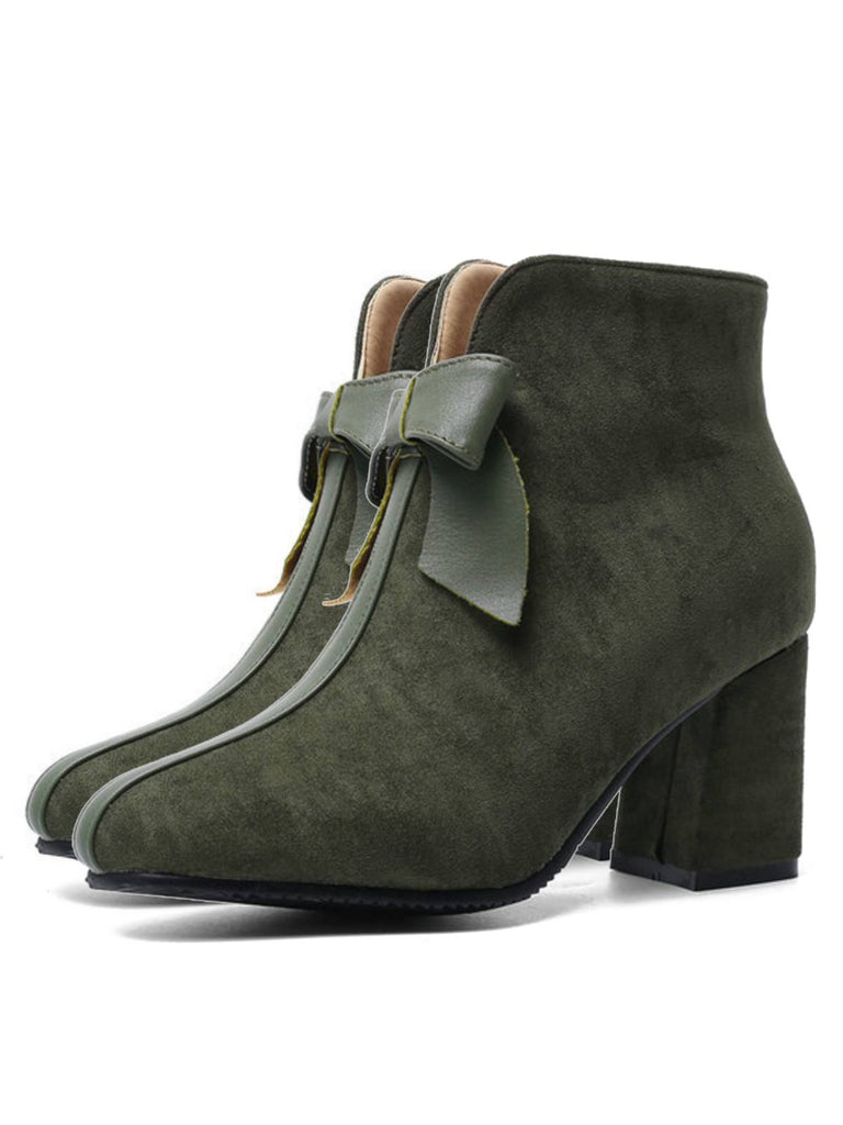 Retro Short Plush Solid Warm Boots — vintage elegance for the modern woman