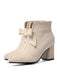 Retro Short Plush Solid Warm Boots: timeless style reimagined