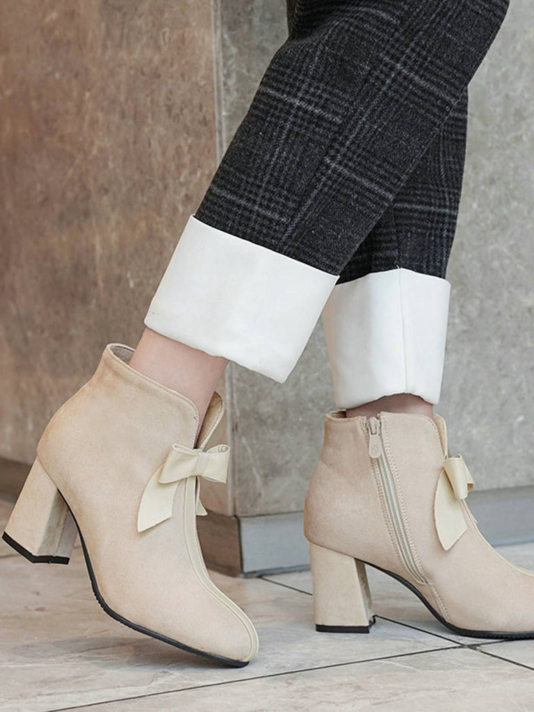 Retro Short Plush Solid Warm Boots: timeless style reimagined