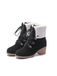 Retro Solid Lace-up Martin Boots — vintage elegance for the modern woman