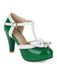 Retro T-Strap Bow High Heel Shoes: timeless style reimagined