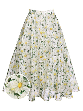 Retro Floral Button Swing Coverup | vintage fashion, retro style