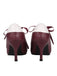 Retro Wine Lace-Up Stiletto Shoes, classic vintage style elegant retro fashion - Image 2