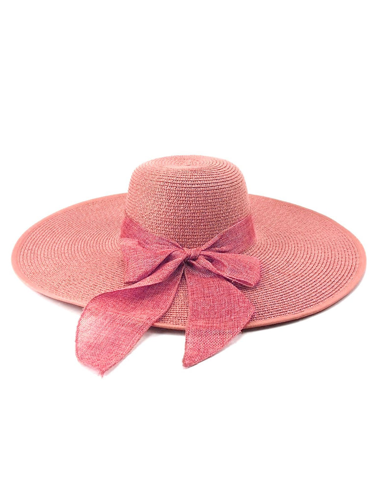 Ribbon Wide Brim Raffia Sun Hat: timeless style reimagined