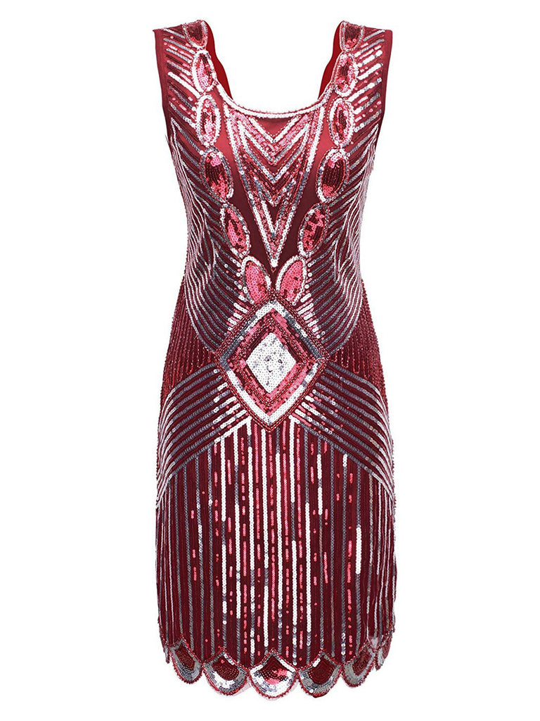 1920s Sequin Evening Dress