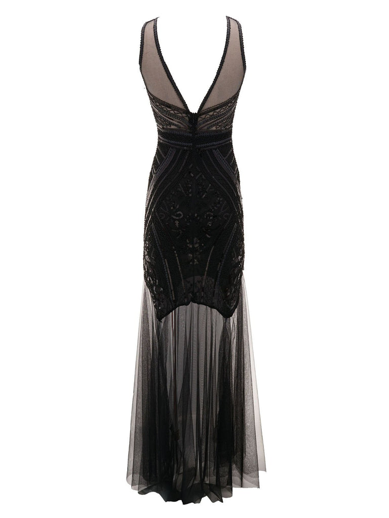[US Warehouse] 1920s Sequin Wedding Dress