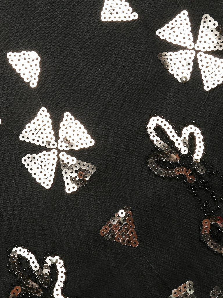 [US Warehouse] Gold 1920s Sequin Flapper Dress