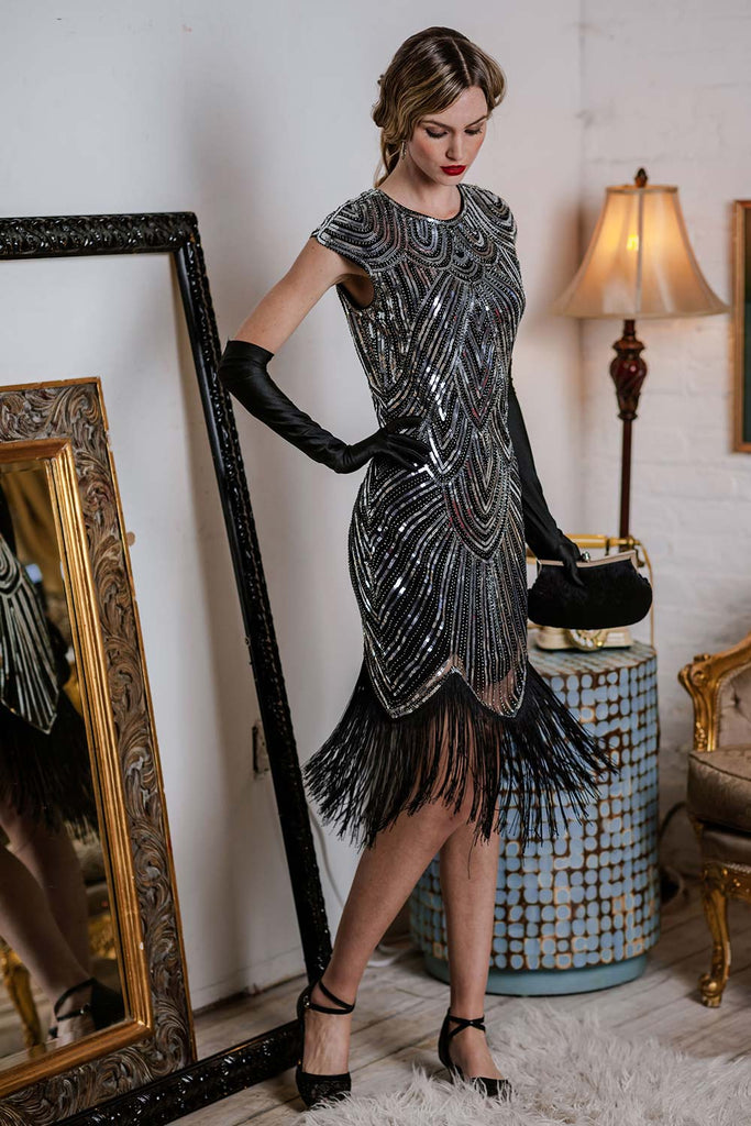1920s Fringe Flapper Dress
