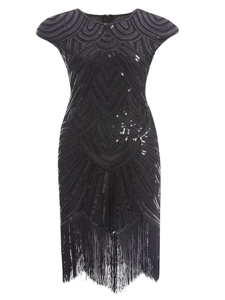 [US Warehouse] Plus Size 1920s Sequin Dress