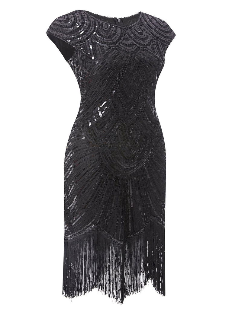 [US Warehouse] Plus Size 1920s Sequin Dress