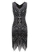 [US Warehouse] 1920s Sequined Fringe Dress