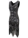 [US Warehouse] 1920s Sequined Fringe Dress